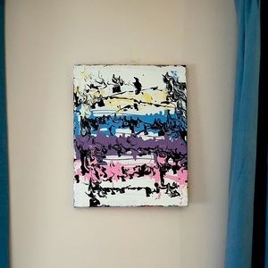 Self-painted pastel 20”x16” inch canvas